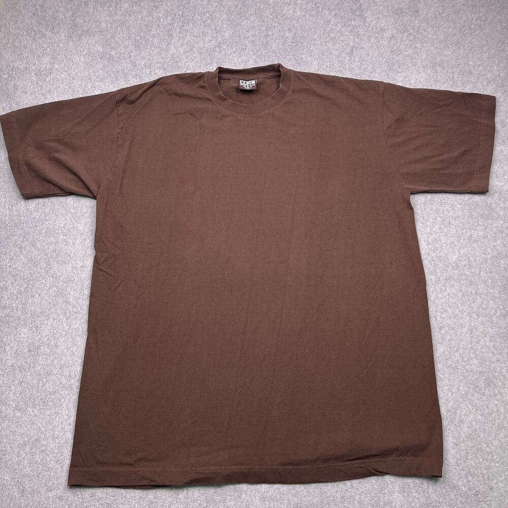 dream usa t-shirt‎ brown cotton crew neck short sleeve tee mens 2xl
